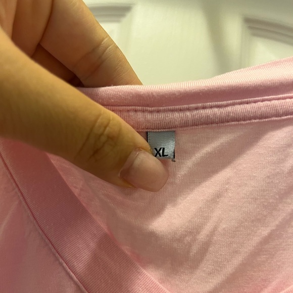 Pink V-Neck T-Shirt - Picture 3 of 6